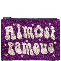 Almost Famous Glitter Clutch Bag