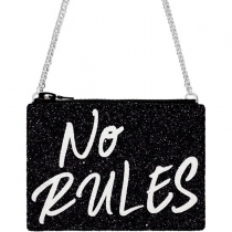No Rules Glitter Cross-Body Bag